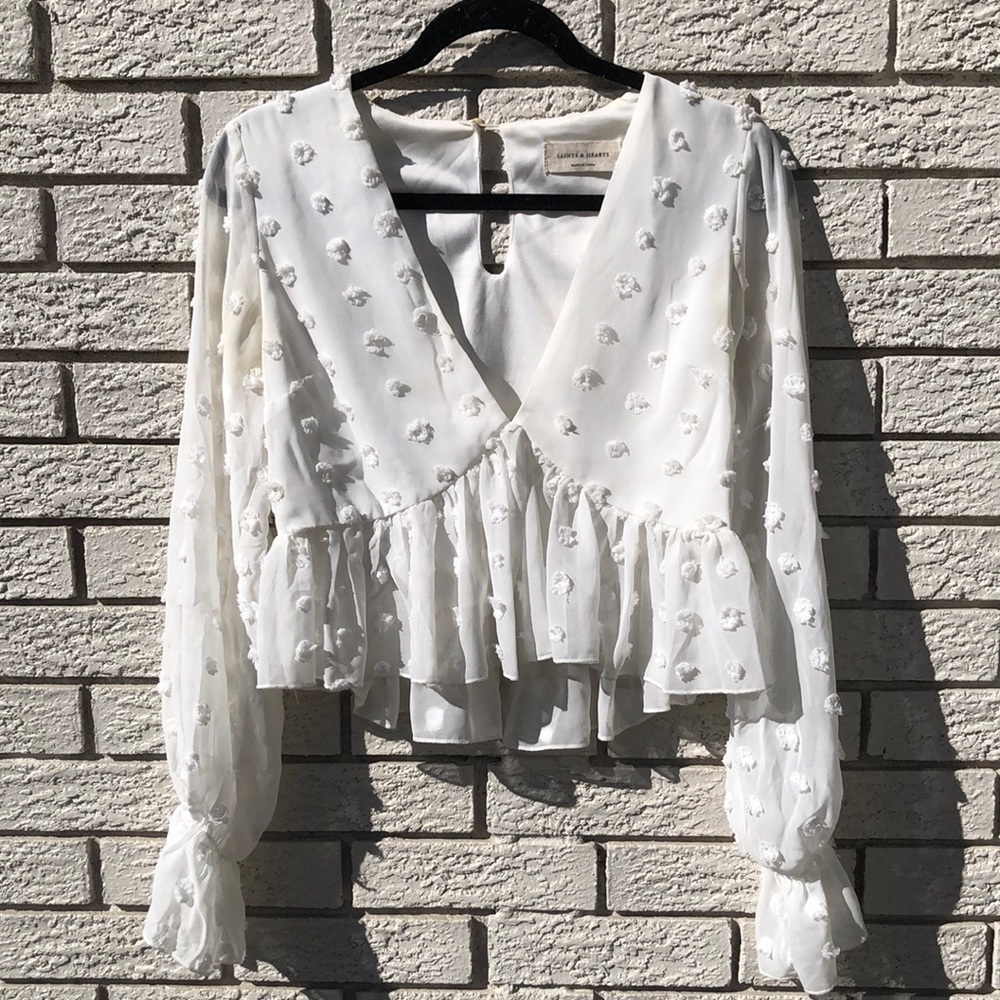 White lace top